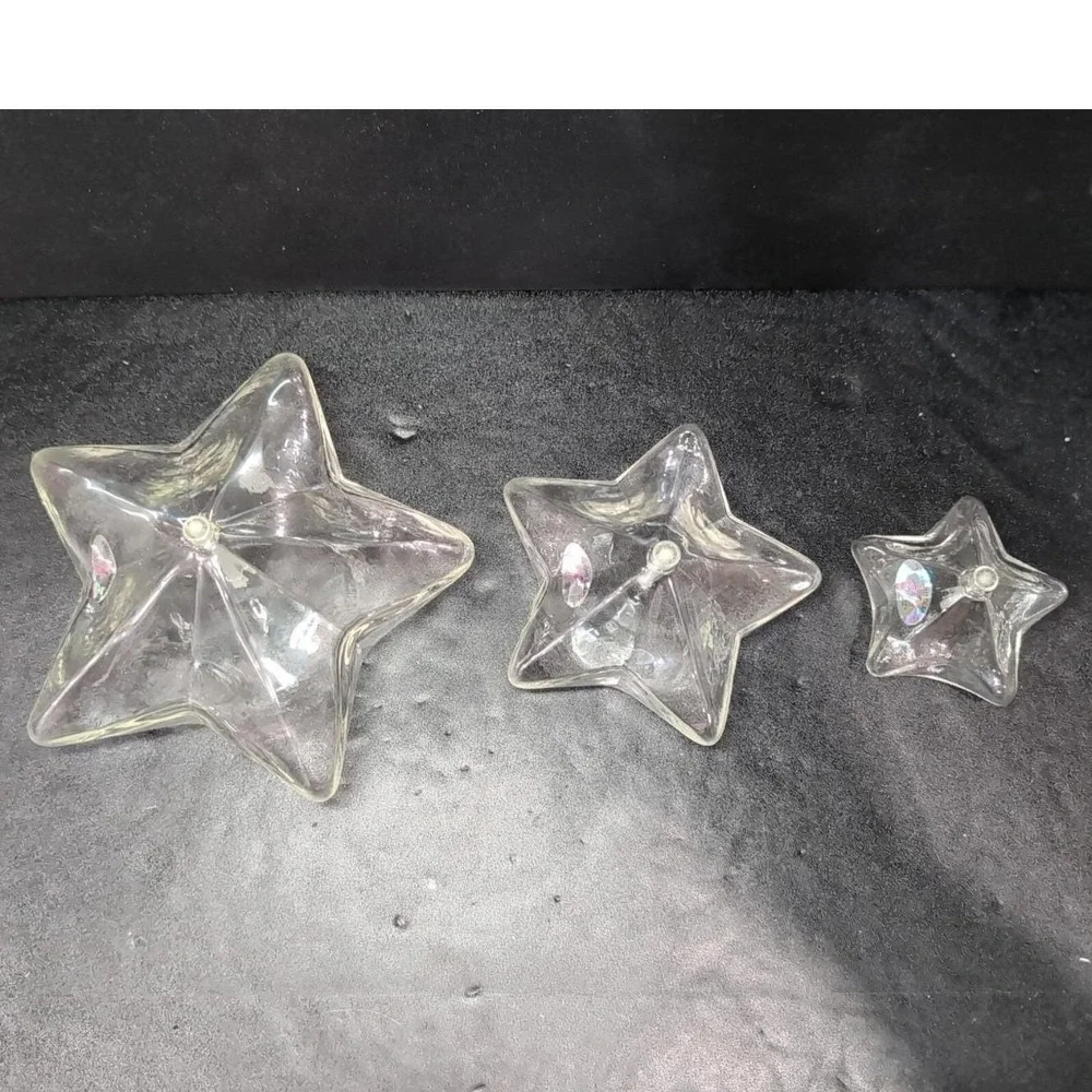 Firelight Glass Starlight Oil Candle Set, 7